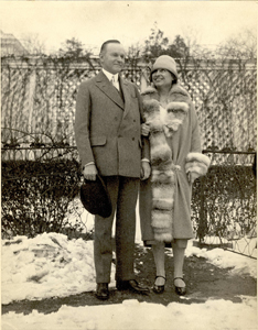 Helen Keller and Calvin Coolidge, circa 1926