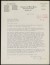 Thumbnail of Letter from Thomas A. Jenkins, Committee on Ways and Means, Washi...