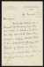 Thumbnail of Letter from M. W. Pedder, Principal, The Training College, Truro,...