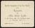 Thumbnail of Ticket for a reception for Helen Keller, given by the Scottish As...