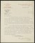 Thumbnail of Letter from Albert D. Belden, Superintendent, Whitefield's Centra...
