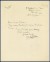 Thumbnail of Letter of thanks from D. W. B. Collier, London, England to Helen ...