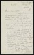 Thumbnail of Letter of admiration from J. Bissett, Glasgow, Scotland to Helen ...