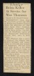 Thumbnail of Funeral notice from the NY Herald Tribune for Polly Thomson.