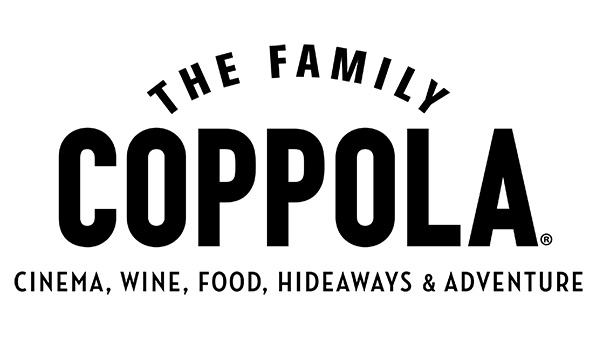logo for The Family Coppola: Cinema, Wine, Food, Hideaways, and Adventure