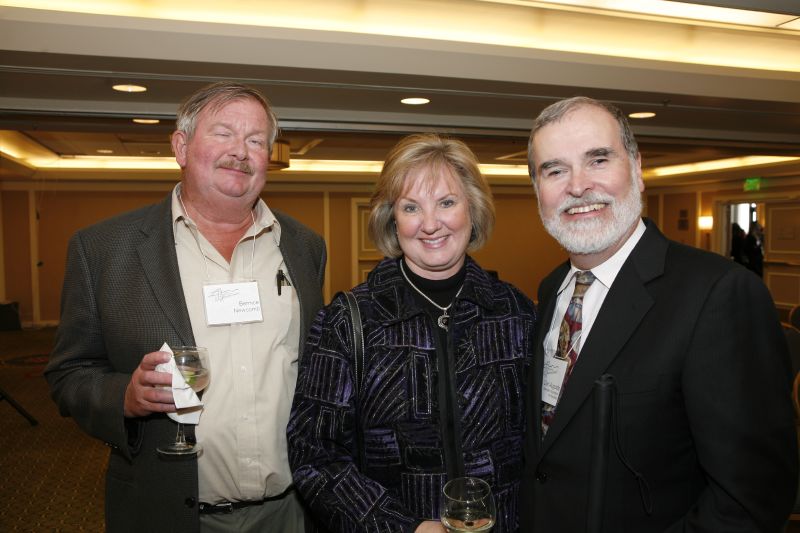Left to right: Bernard Newcomb, Gerry Marshall & Carl Augusto at the 2008 Access Awards.