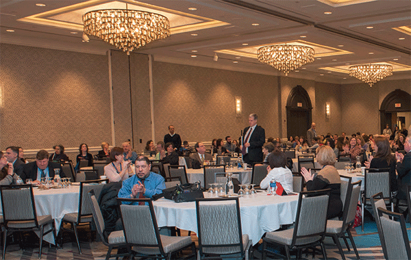 attendees seated at the 2017 AFB Leadership Conference