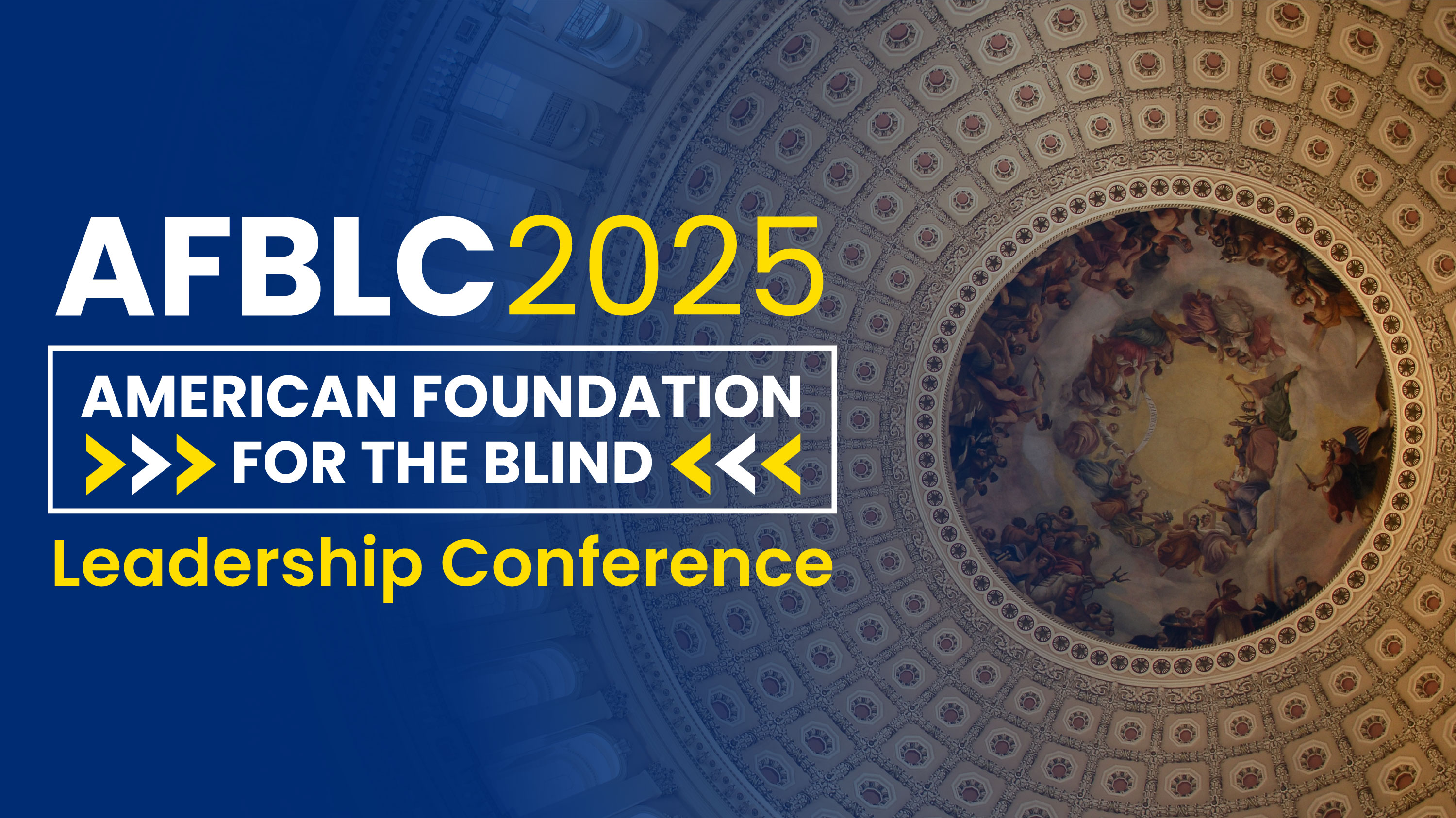 AFBLC 2025. The grand domed ceiling of the U.S. Capitol Rotunda with intricate architectural details that radiate from the prominent fresco painting at the center.